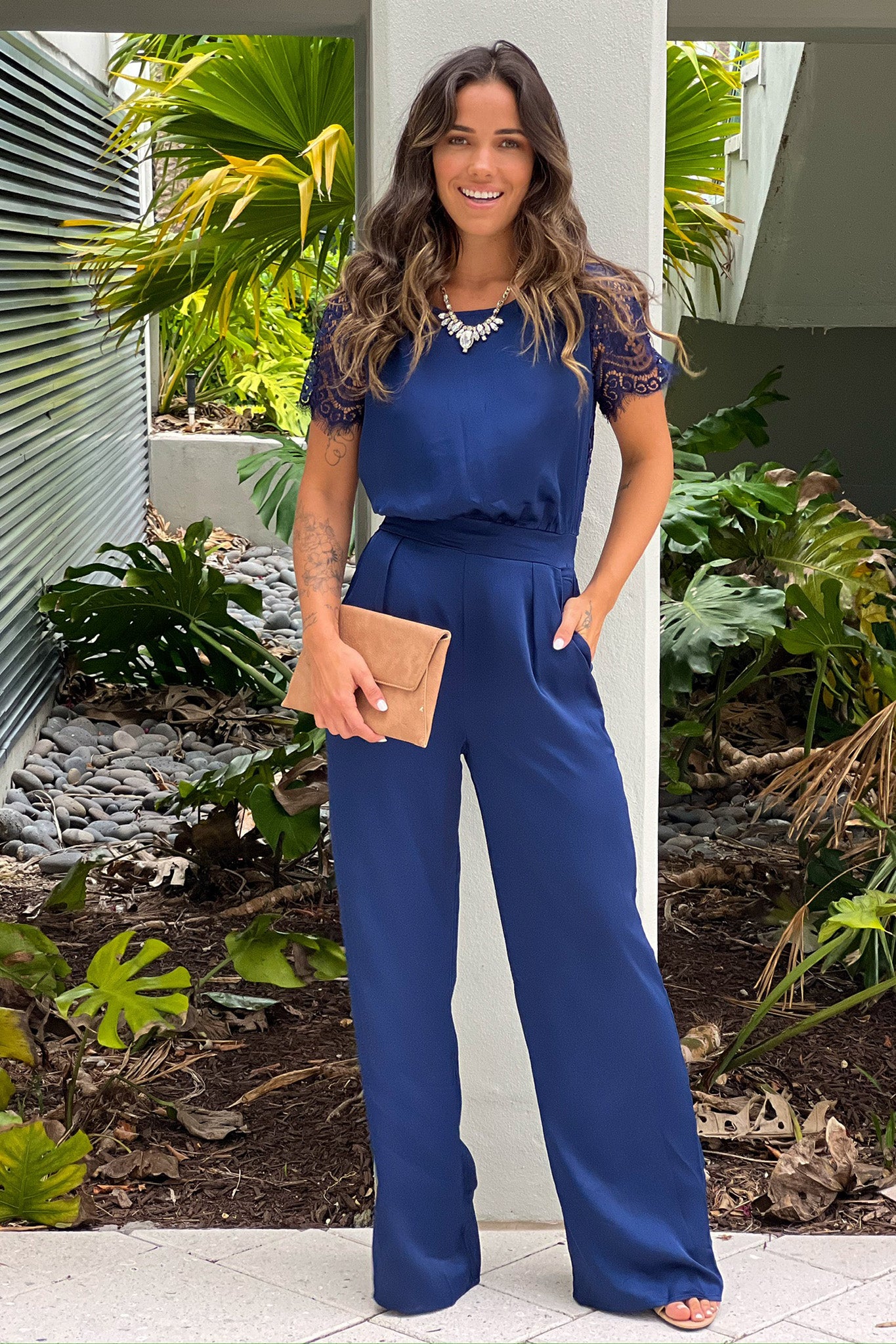 Coco Jumpsuit (Navy)