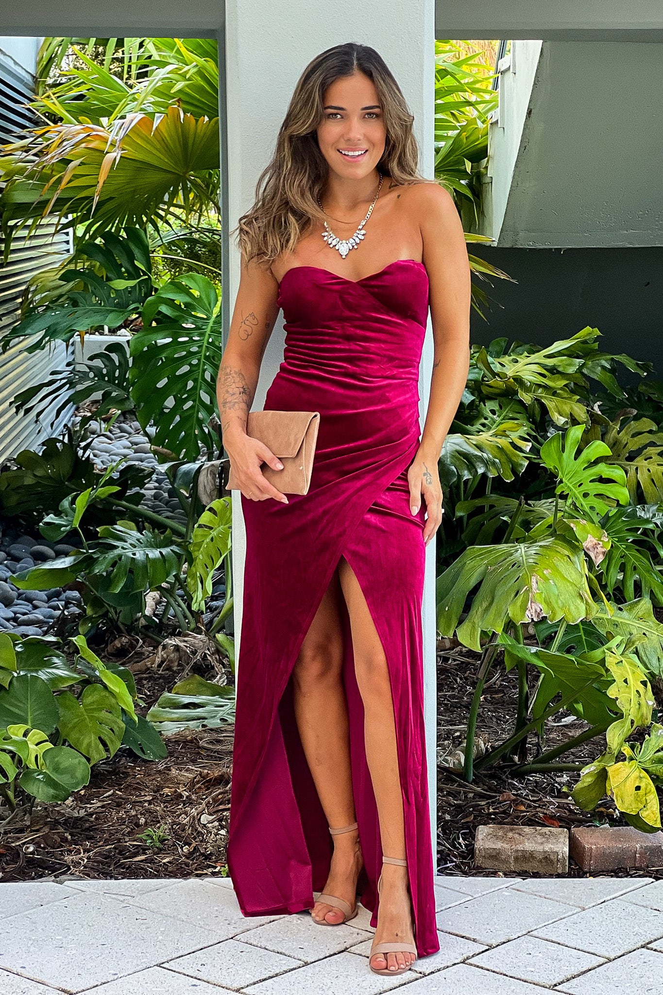 Ruby Strapless Velvet Maxi Dress | Maxi Dresses Saved by the Dress Ruby Strapless Velvet Maxi Dress | Maxi Dresses Saved by the Dress