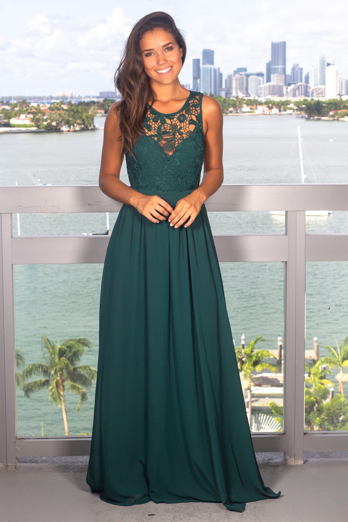 blue dress for baby girl New Arrival Simple Dark Green Formal Bridesmaid Dresses BD075 – bridalsew
