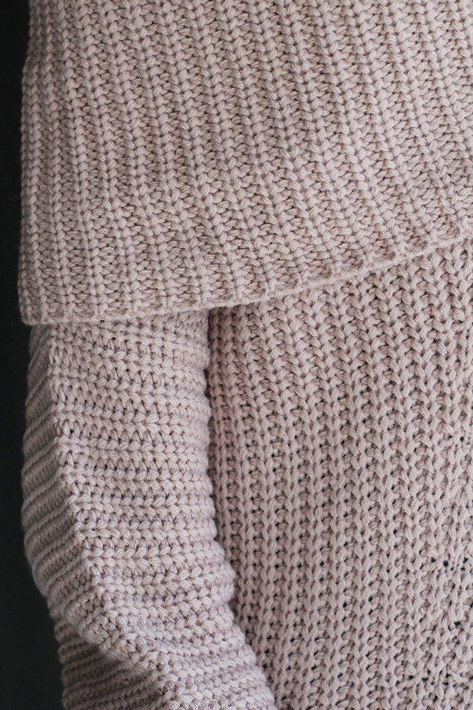 Blush Knit Oversized Sweater