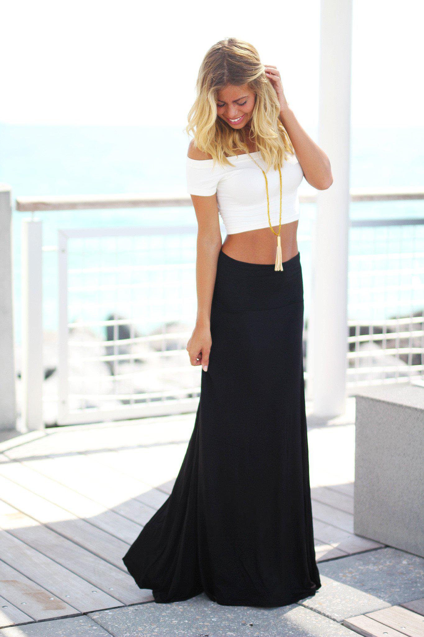 Black Maxi Skirt | Black Long Skirt | Skirts Saved by the Dress Black Maxi Skirt | Black Long Skirt | Skirts Saved by the Dress