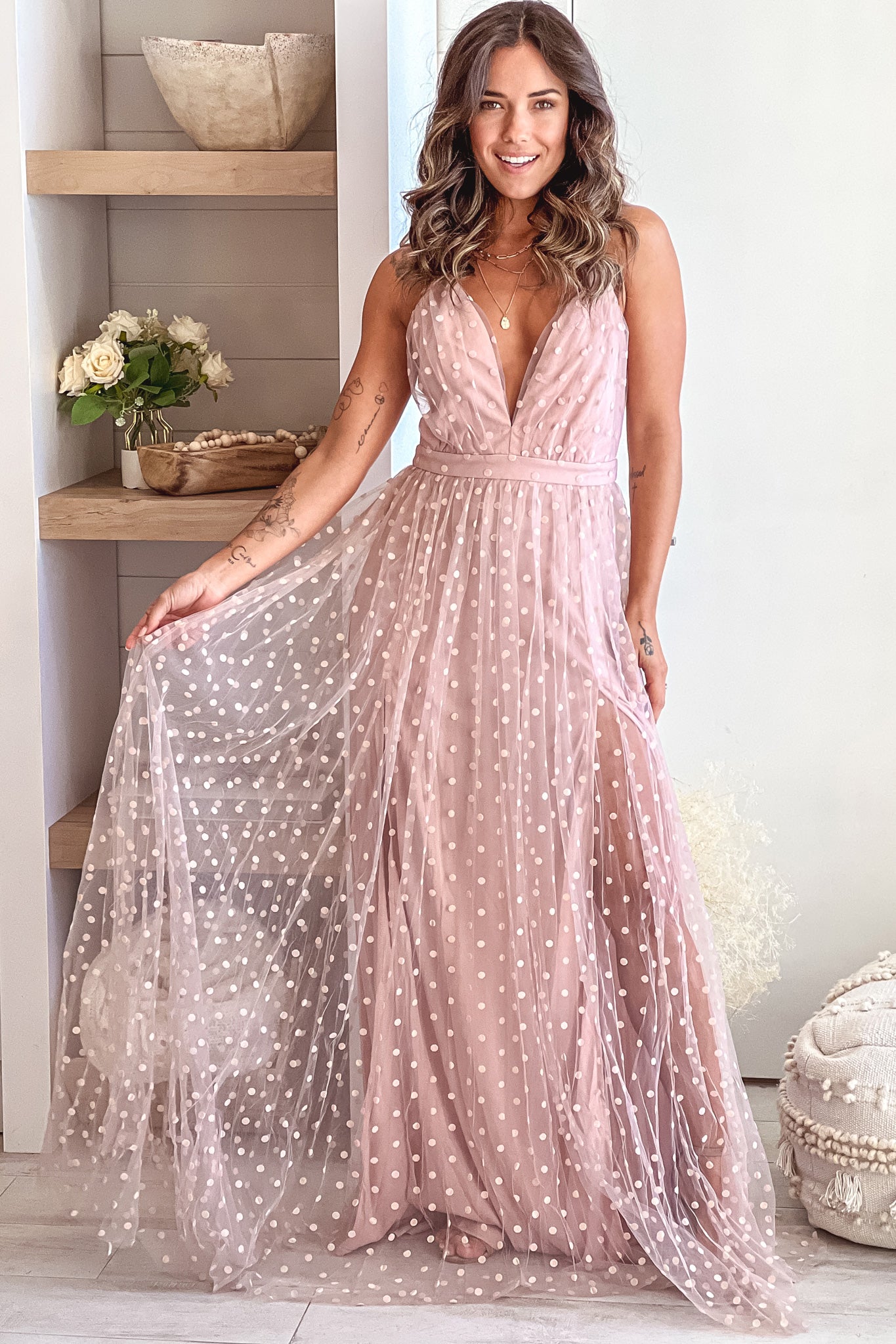 boutique sequin & mesh maxi dress Rachel Sequin Mesh Contrast Rhinestone Rmbellished Maxi Dress. La Belle Gina Boutique