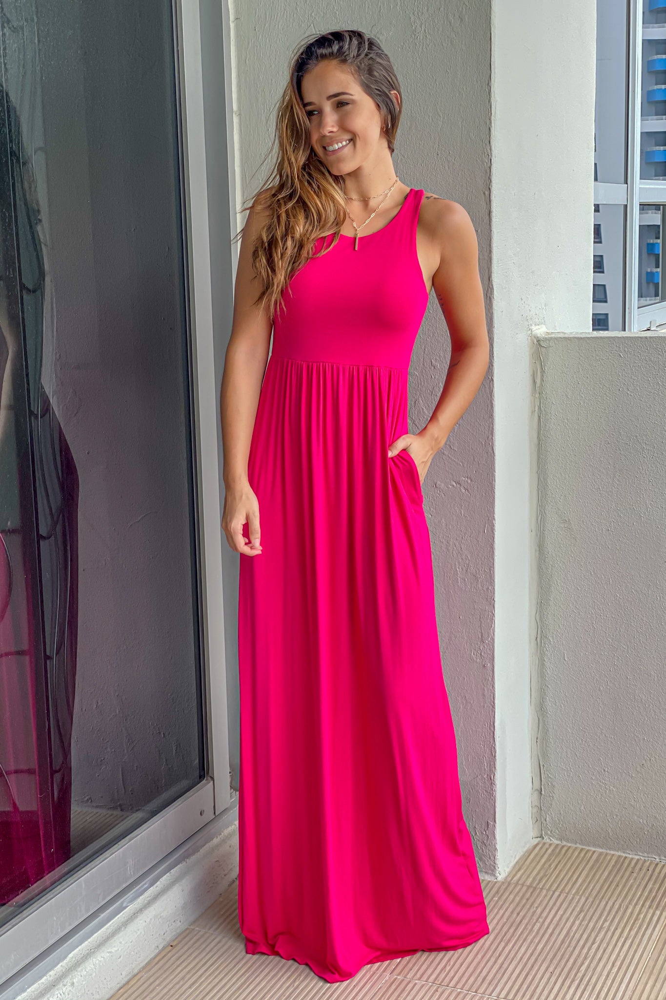 Fuschia Summer Dress