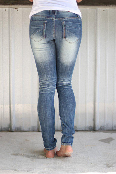 Super Destroyed Skinny Jeans
