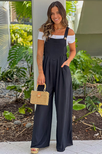 black cute jumpsuit