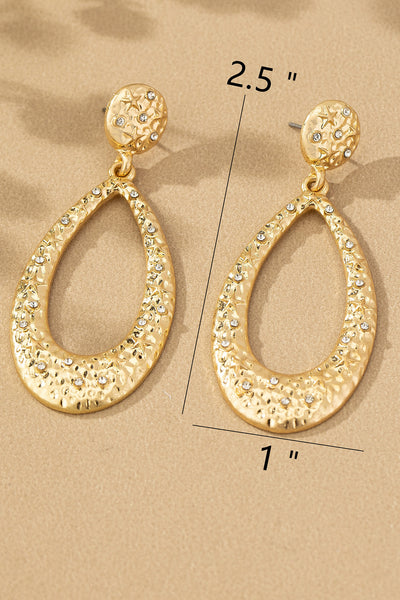 gold casting earrings