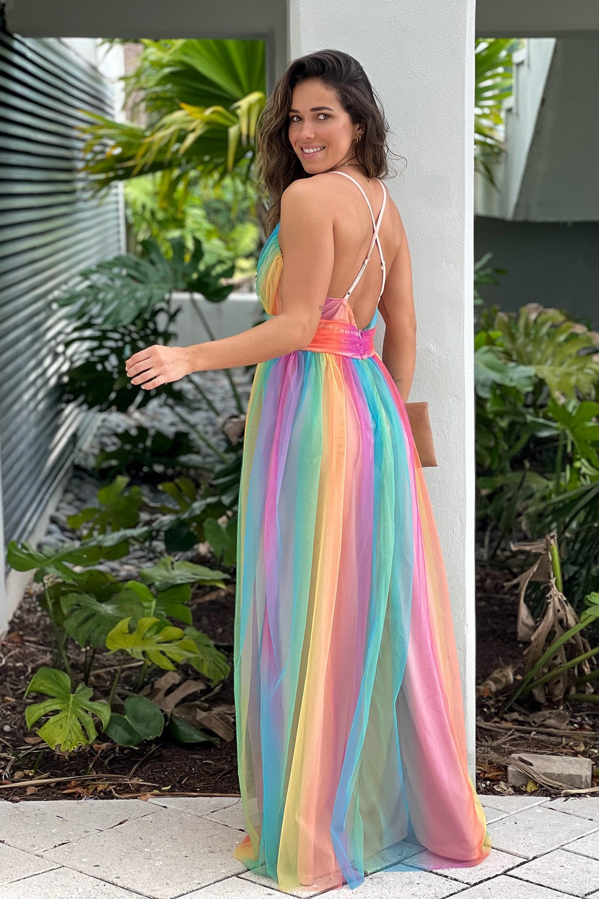 Multicolor Maxi Dress