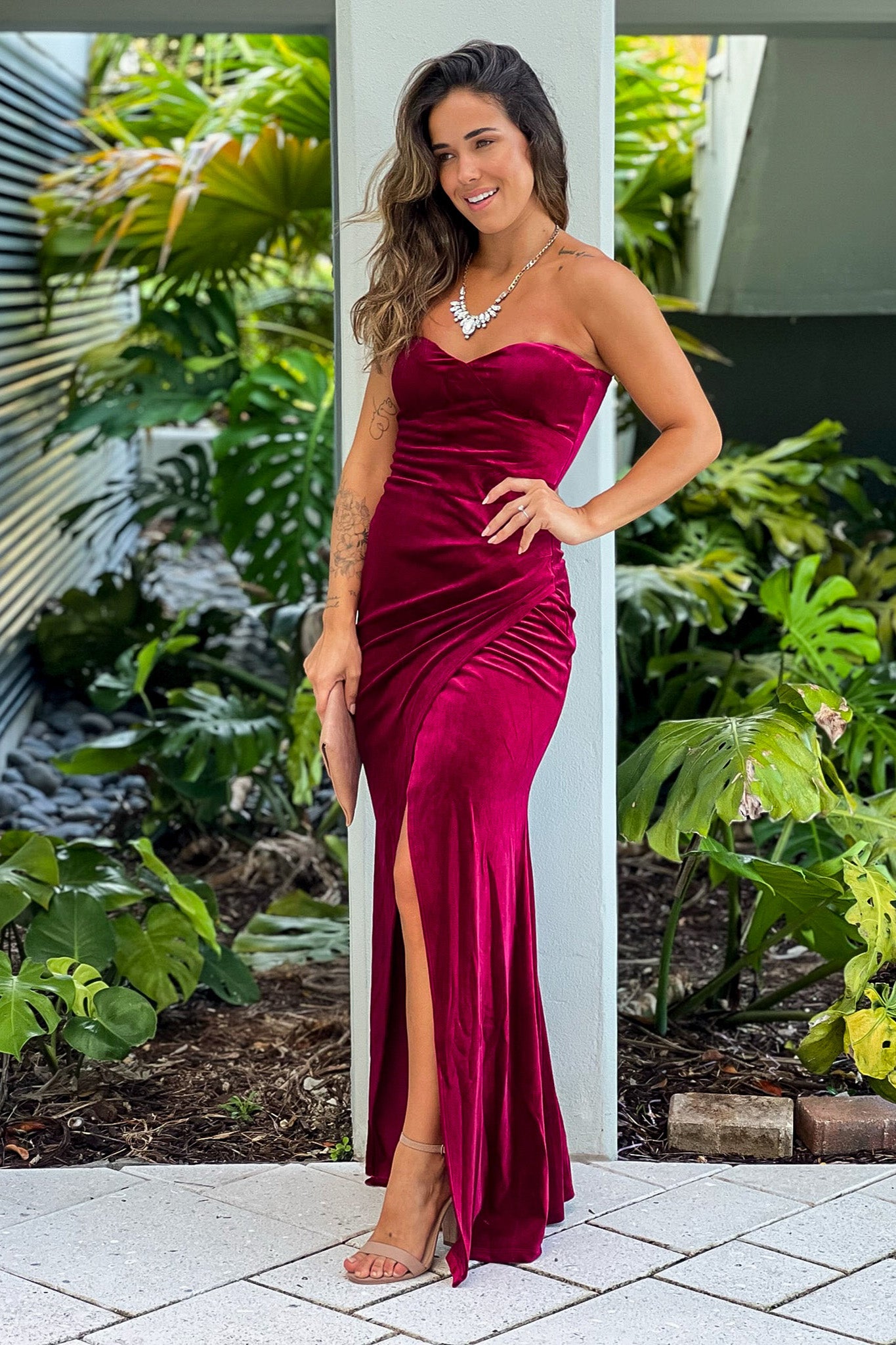 Ruby Strapless Velvet Maxi Dress | Maxi Dresses Saved by the Dress Ruby Strapless Velvet Maxi Dress | Maxi Dresses Saved by the Dress