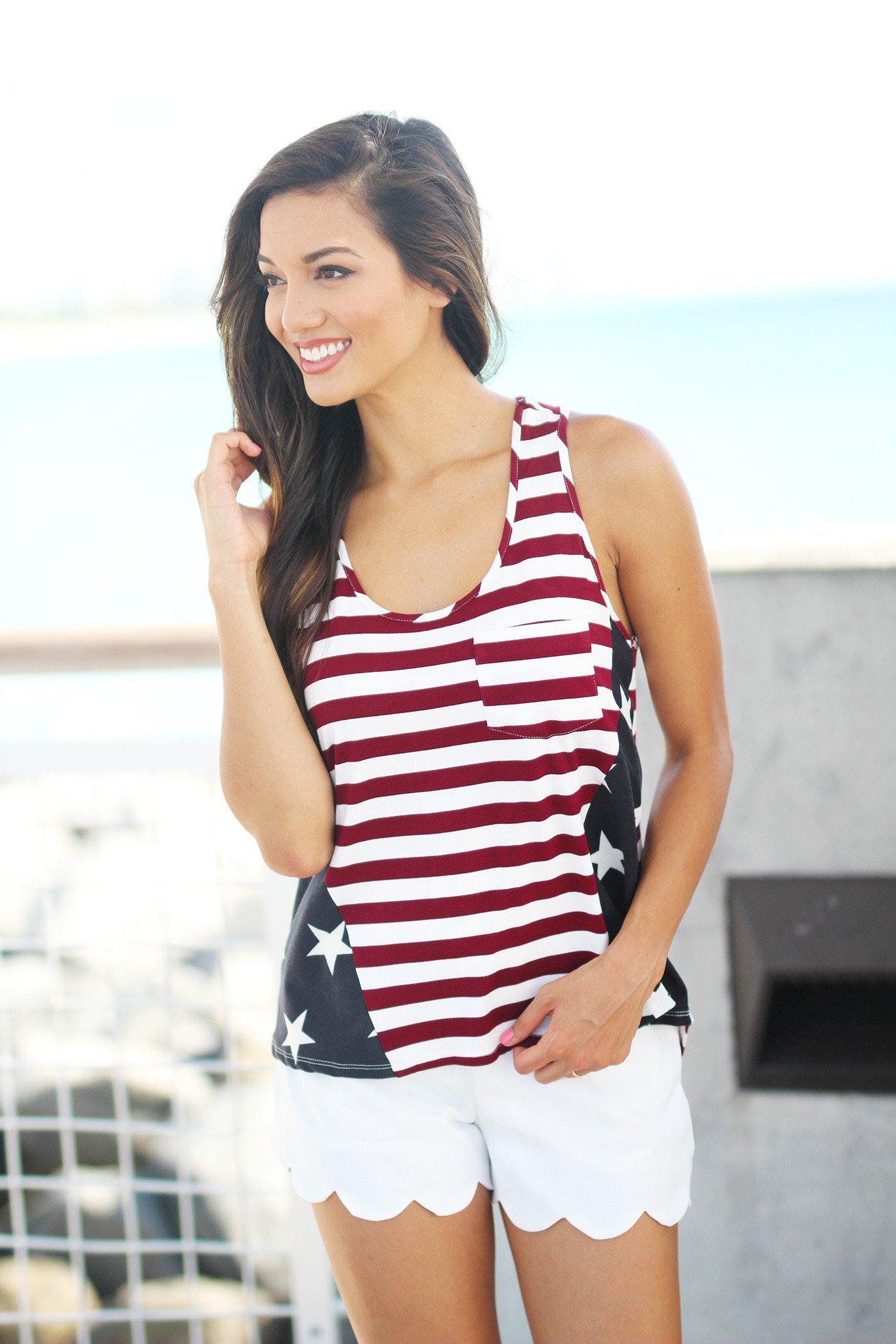 4th of July Tank Top