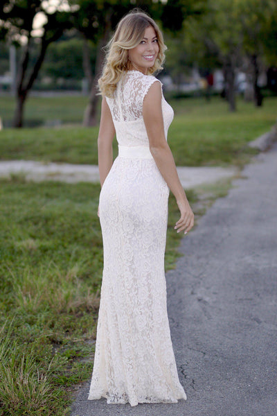 beige bridesmaid dress