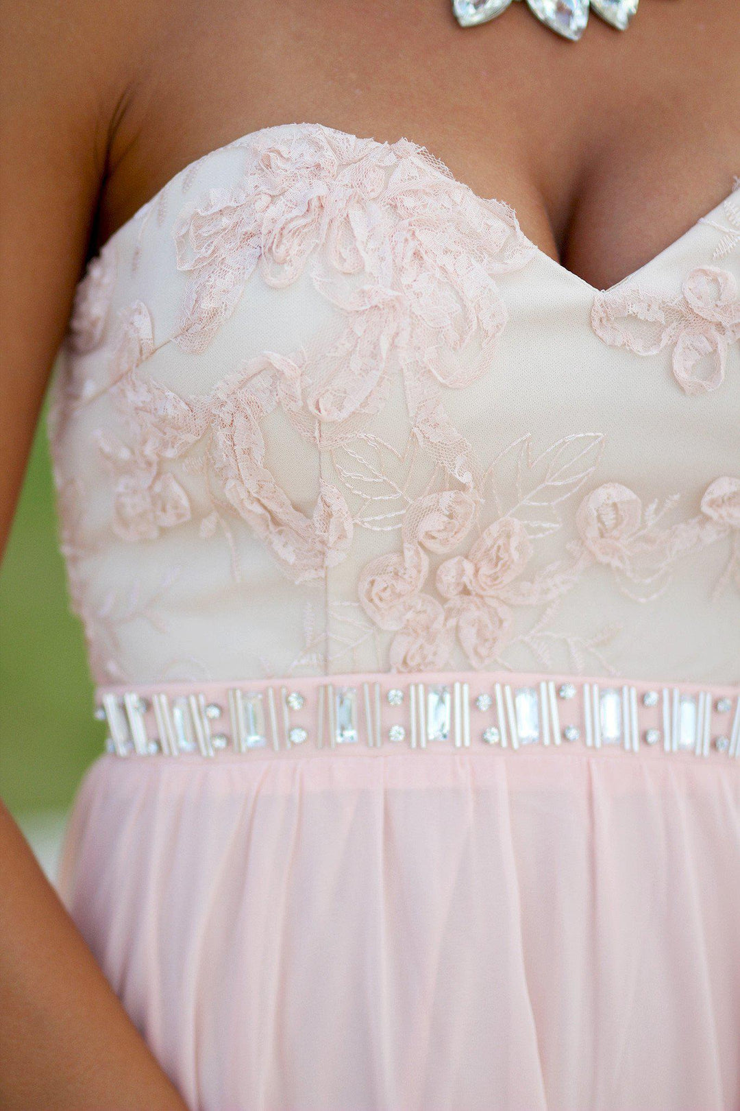 Pink and Beige Lace Top Maxi Dress | Pink Maxi Dress | Bridesmaid Dress Saved by the Dress Pink and Beige Lace Top Maxi Dress | Pink Maxi Dress | Bridesmaid Dress Saved by the Dress