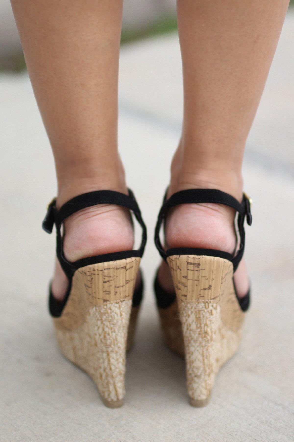 Black Wedges | Black Shoes | Strappy Wedges – Saved by the Dress