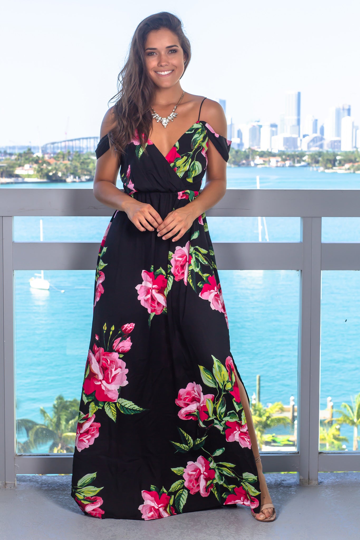 Black and Floral Maxi Dress | Saved By The Dress – Saved by the Dress