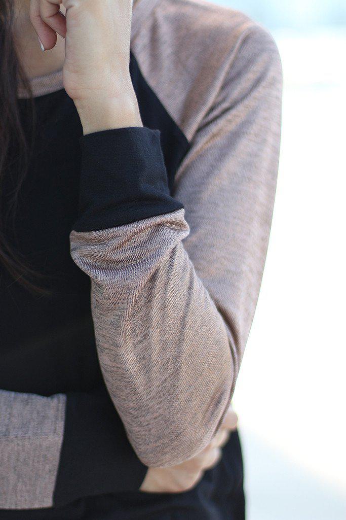 Black and Gold Baseball Tee