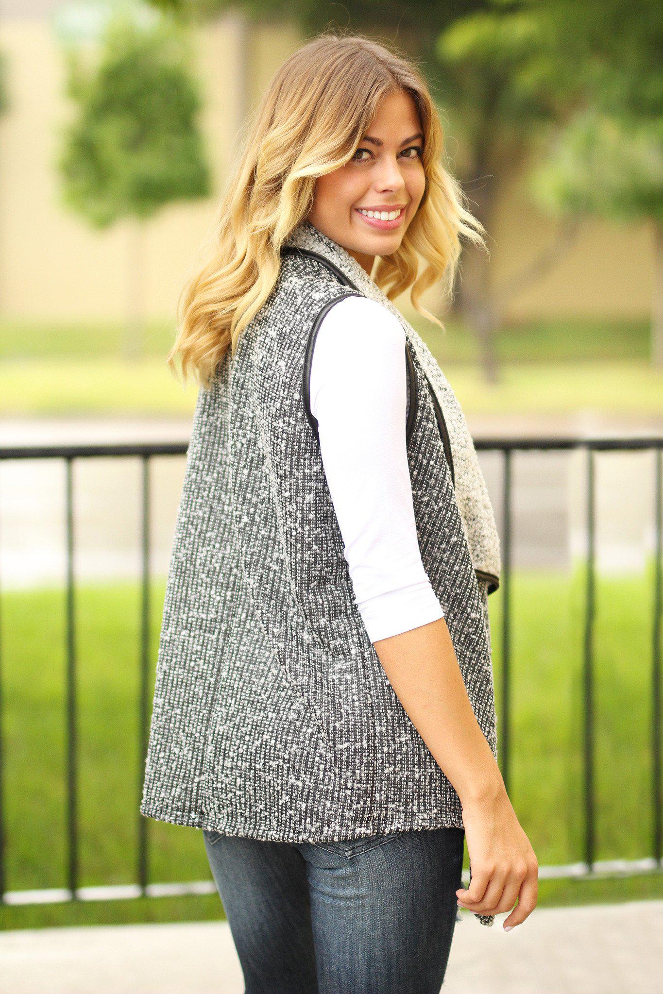 cute knitted vest