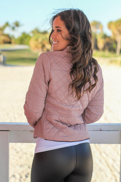 Blush Quilted Jacket