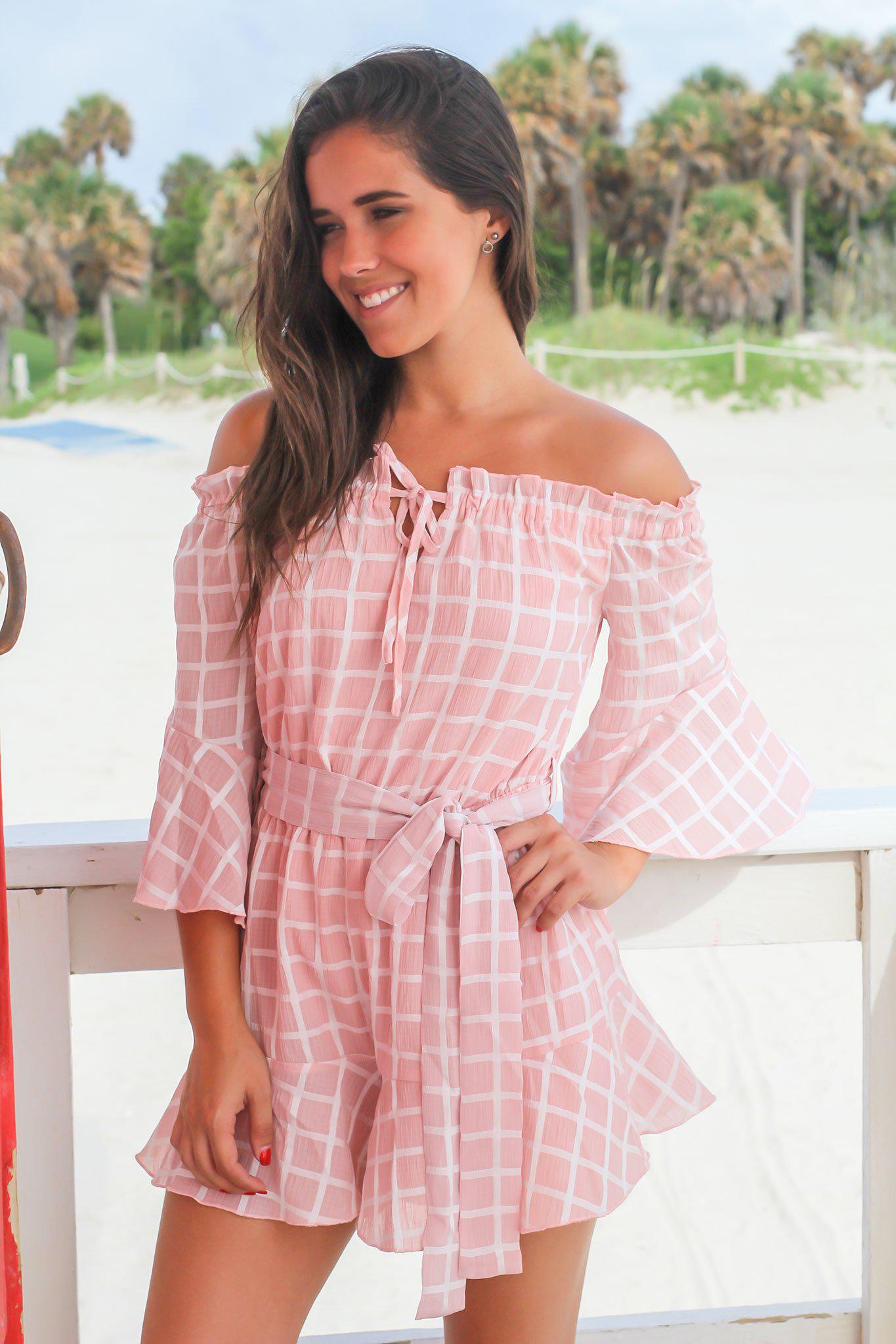 Blush Rompers