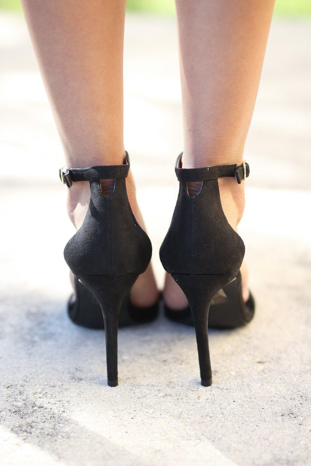 dress heels black Black Ankle Strap Heels | Black Heels