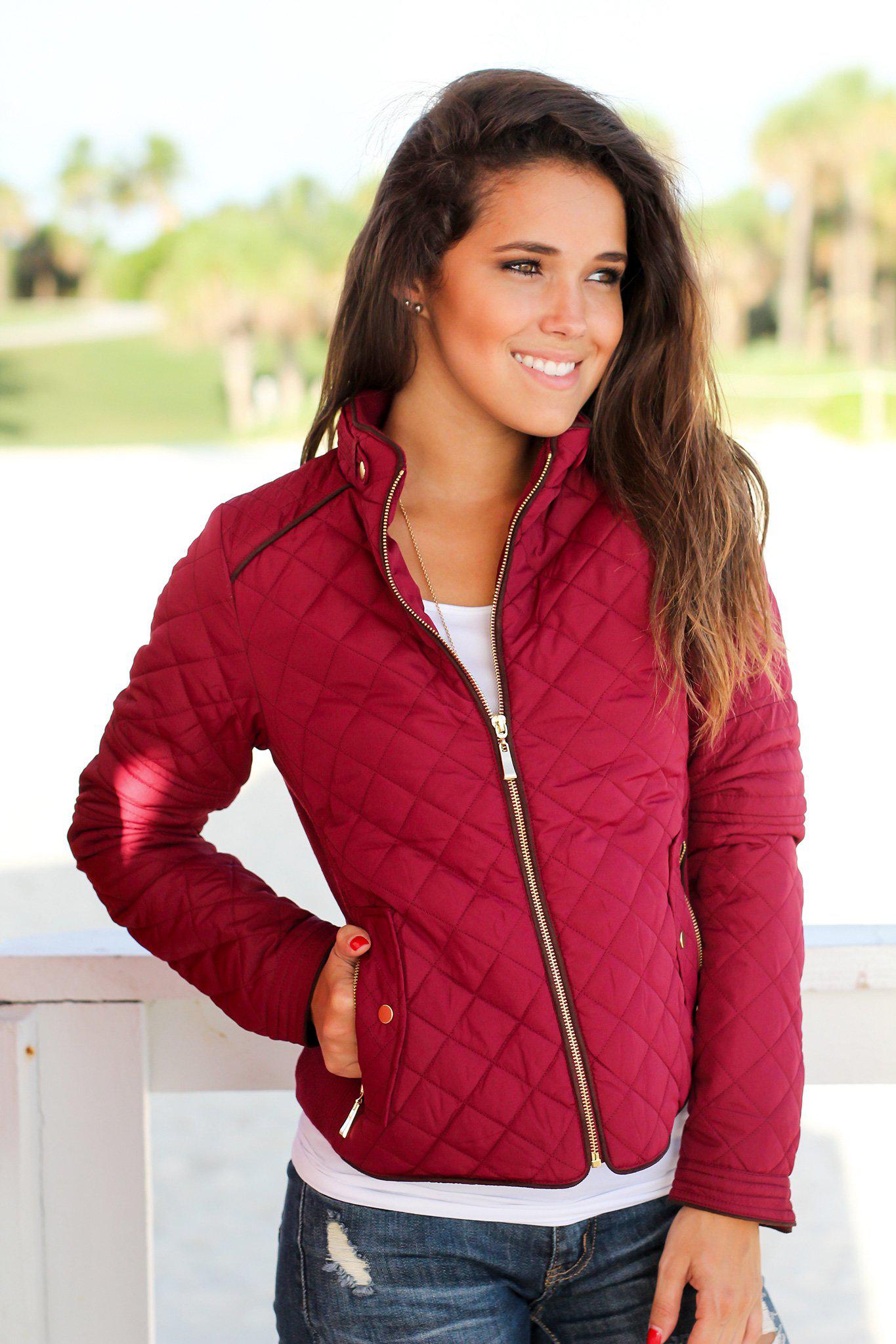 Burgundy Jacket