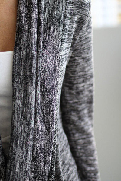 Charcoal Wrap Top