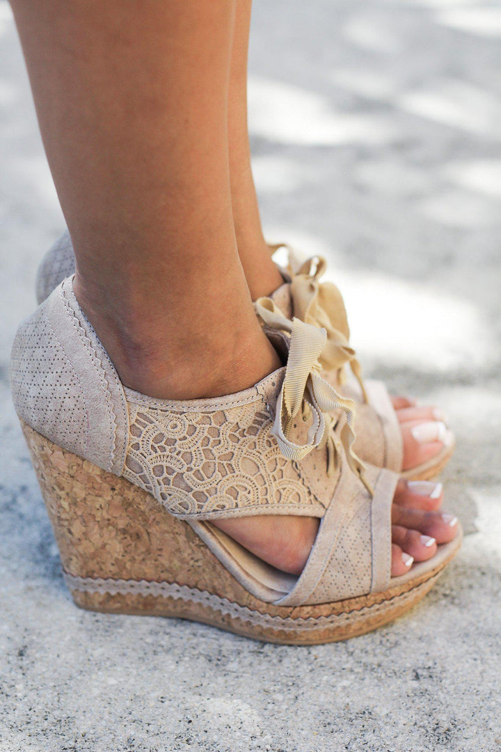 Addilyn Cream Wedges | Cute Wedges