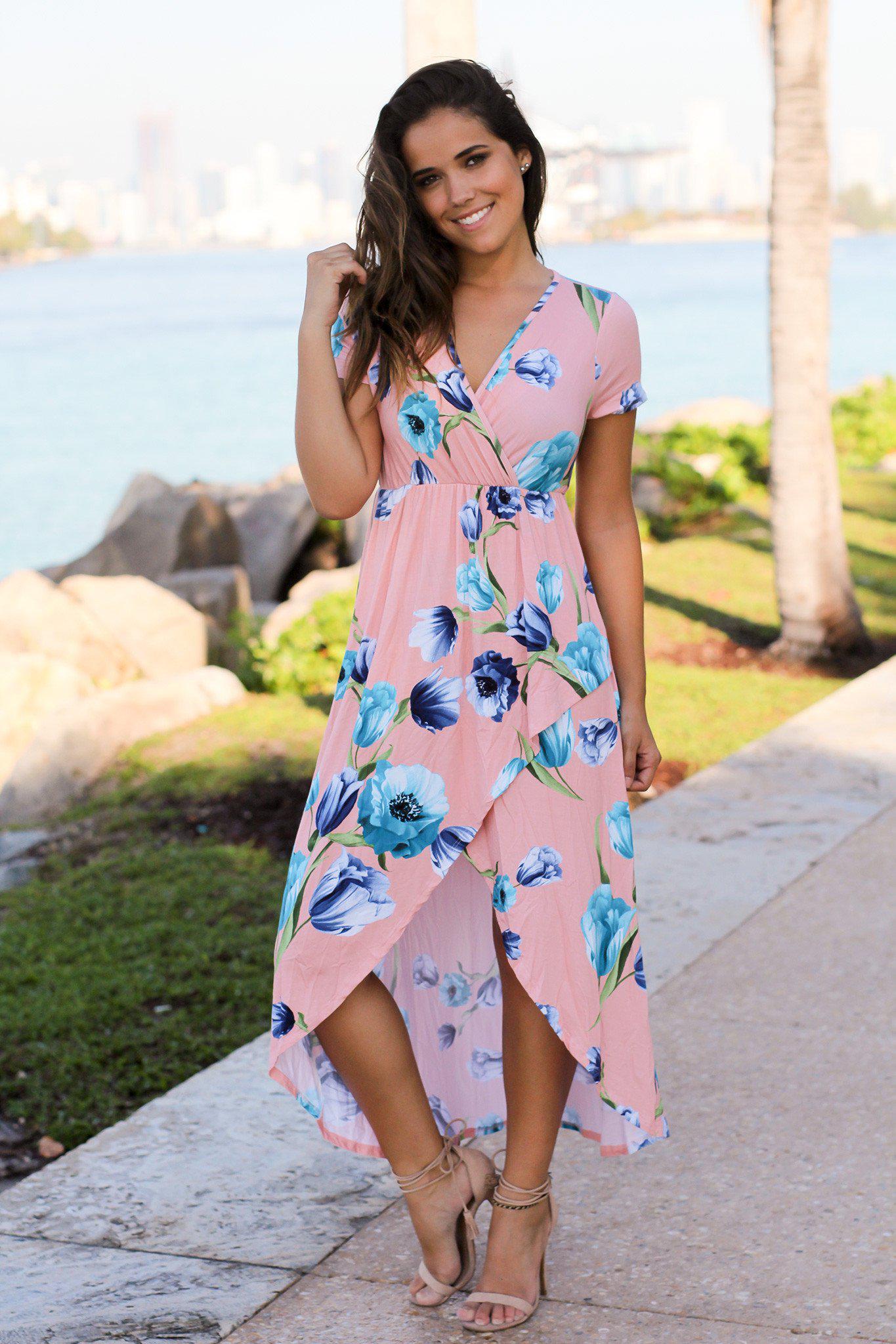 Pink Lace High Low Dress | Online Boutiques Saved by the Dress Pink Lace High Low Dress | Online Boutiques Saved by the Dress