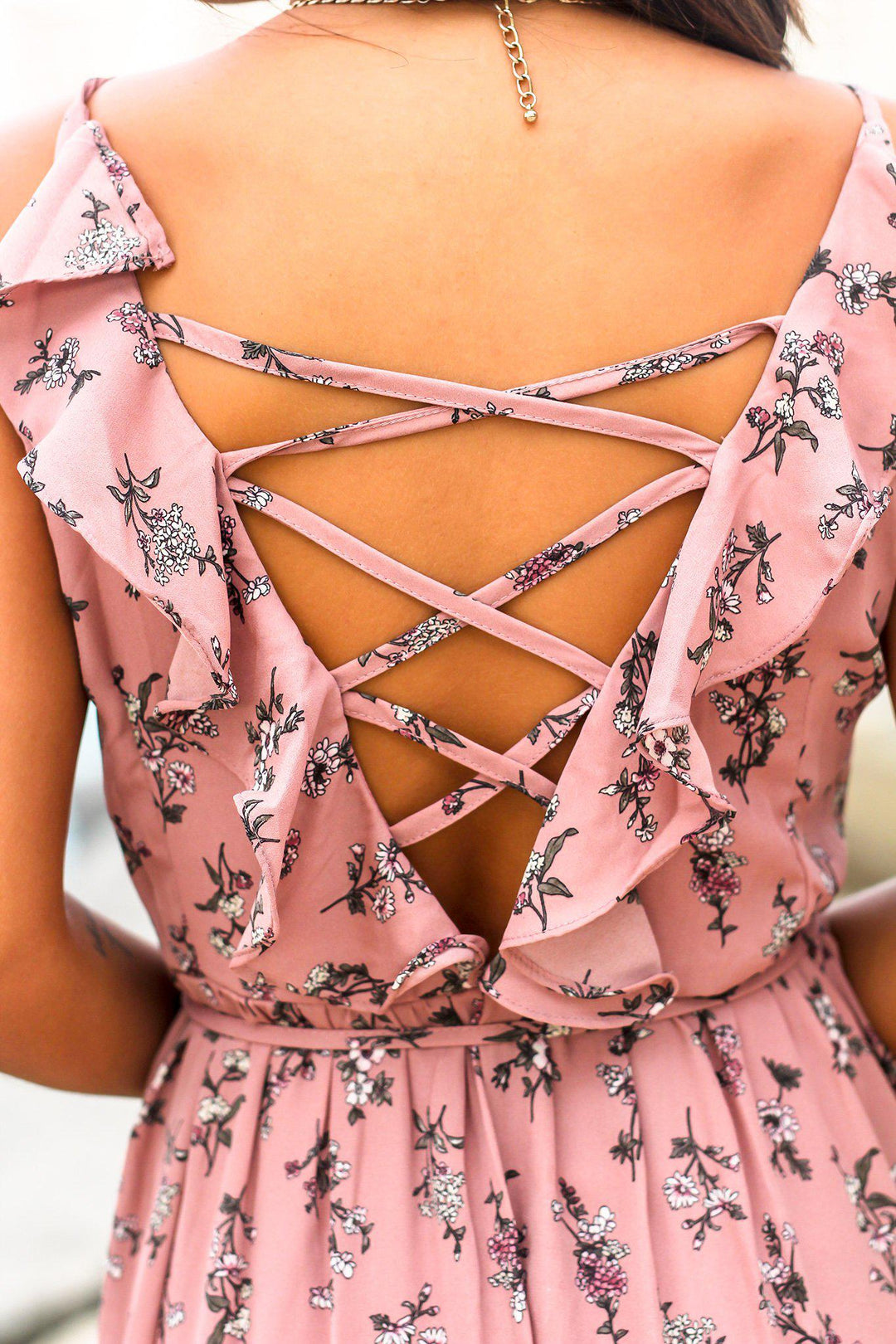 Dusty Pink Floral Wrap Dress | Maxi Dresses Saved by the Dress Dusty Pink Floral Wrap Dress | Maxi Dresses Saved by the Dress