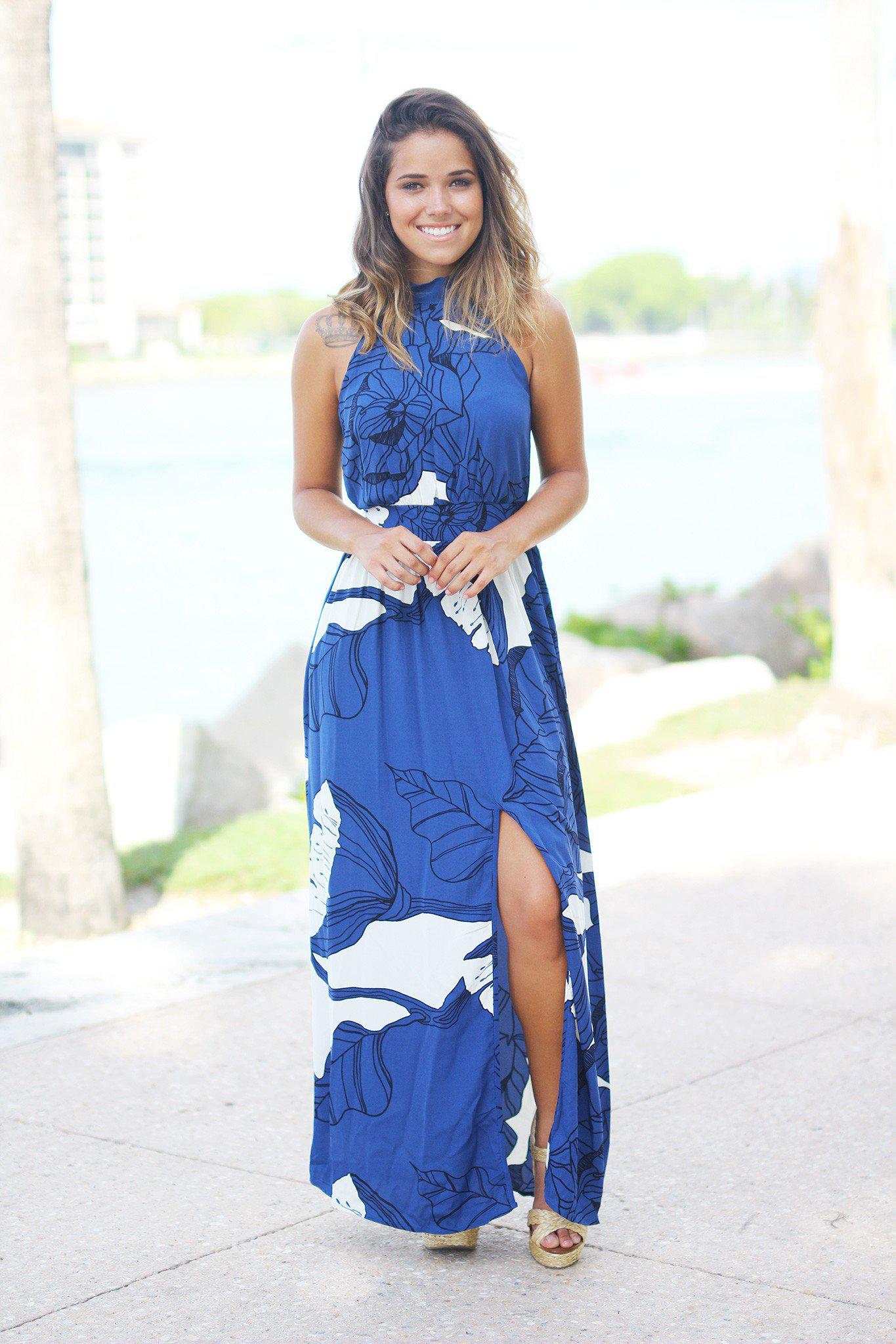 Navy Floral Maxi Dress | Navy Maxi Dress | Printed Maxi Dress Saved by the Dress Navy Floral Maxi Dress | Navy Maxi Dress | Printed Maxi Dress Saved by the Dress