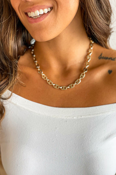 Gold Marina Chain Necklace