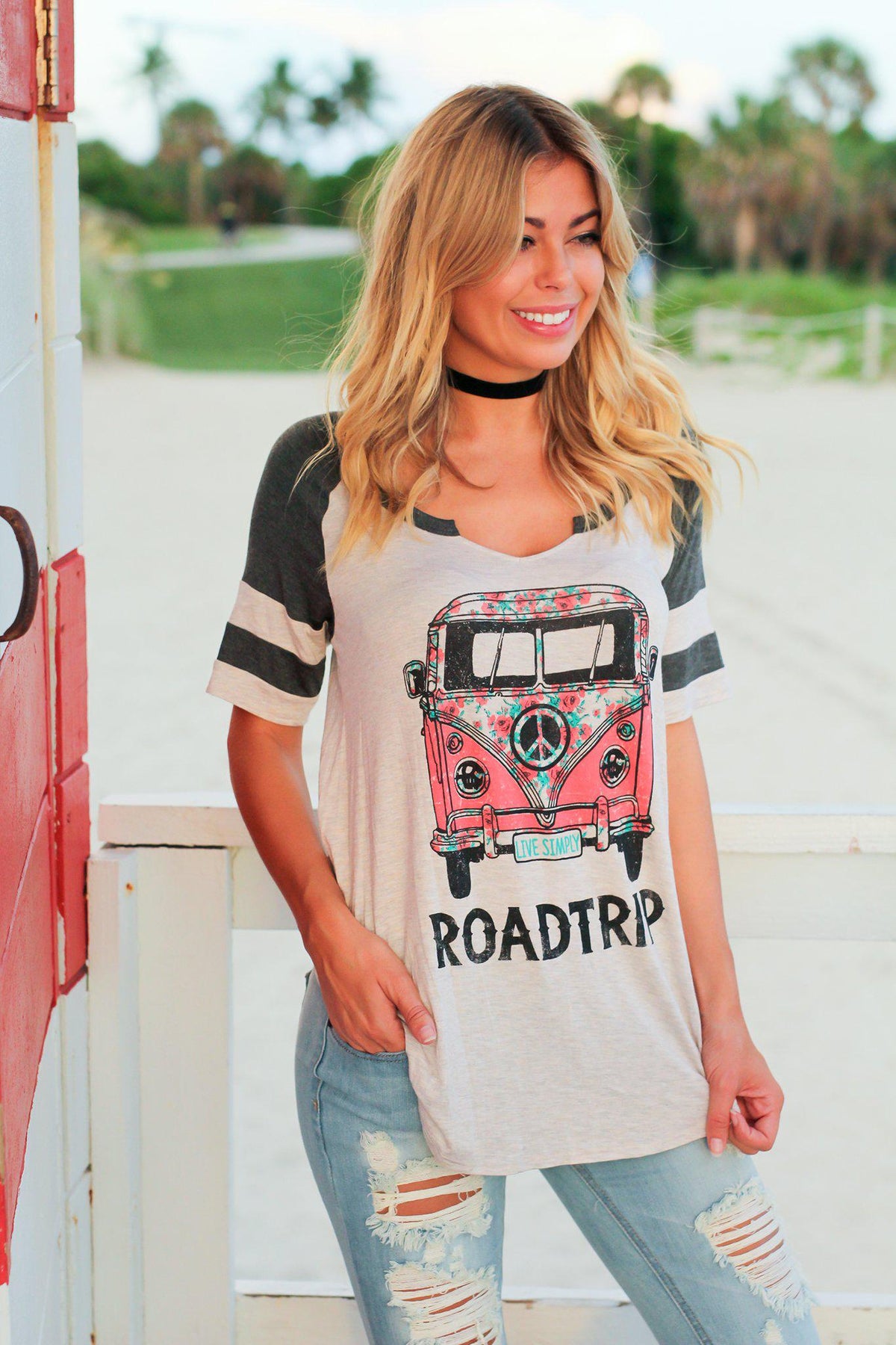 Road Trip Graphic Tee | Cute Tops – Saved by the Dress