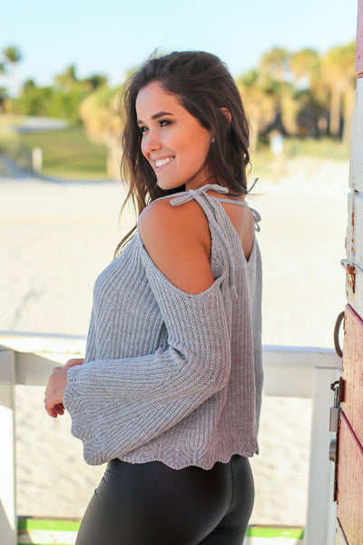 Gray Sweaters
