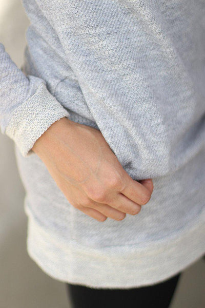 Heather Gray Tunic With Pockets