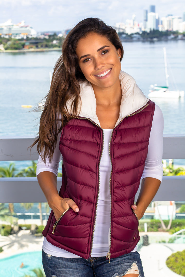 【saby / サバイ】REVERSIBLE PUFF VEST saby / サバイ】REVERSIBLE PUFF VEST