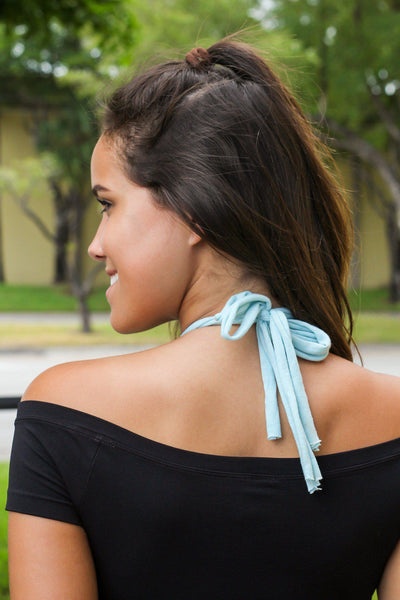 Mint Drop Beads Layered Necklace