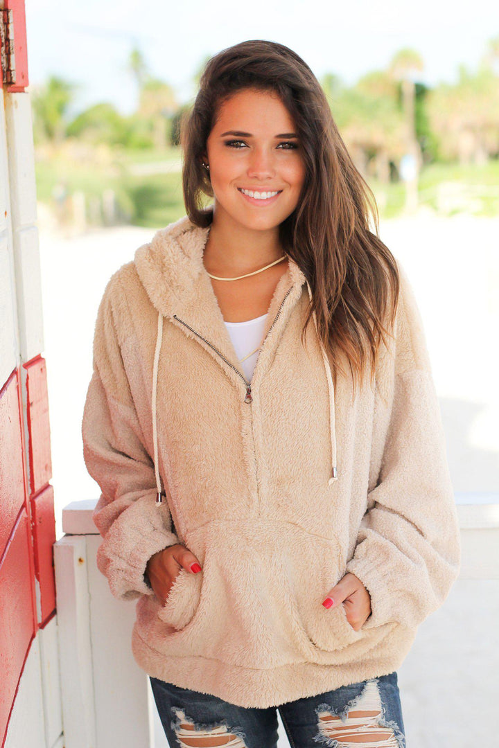 deuxiemeclasse★ Fluffy Sweaterベージュ新品タグ付き Deuxieme Classe(ドゥーズィエムクラス)の「Fluffy Sweater(ベージュ
