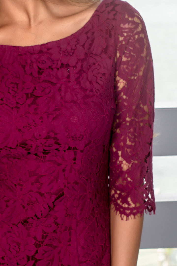 burgundy mother of the bride dress with jacket Short Mother of the Bride Two Piece Set Jacket Dress