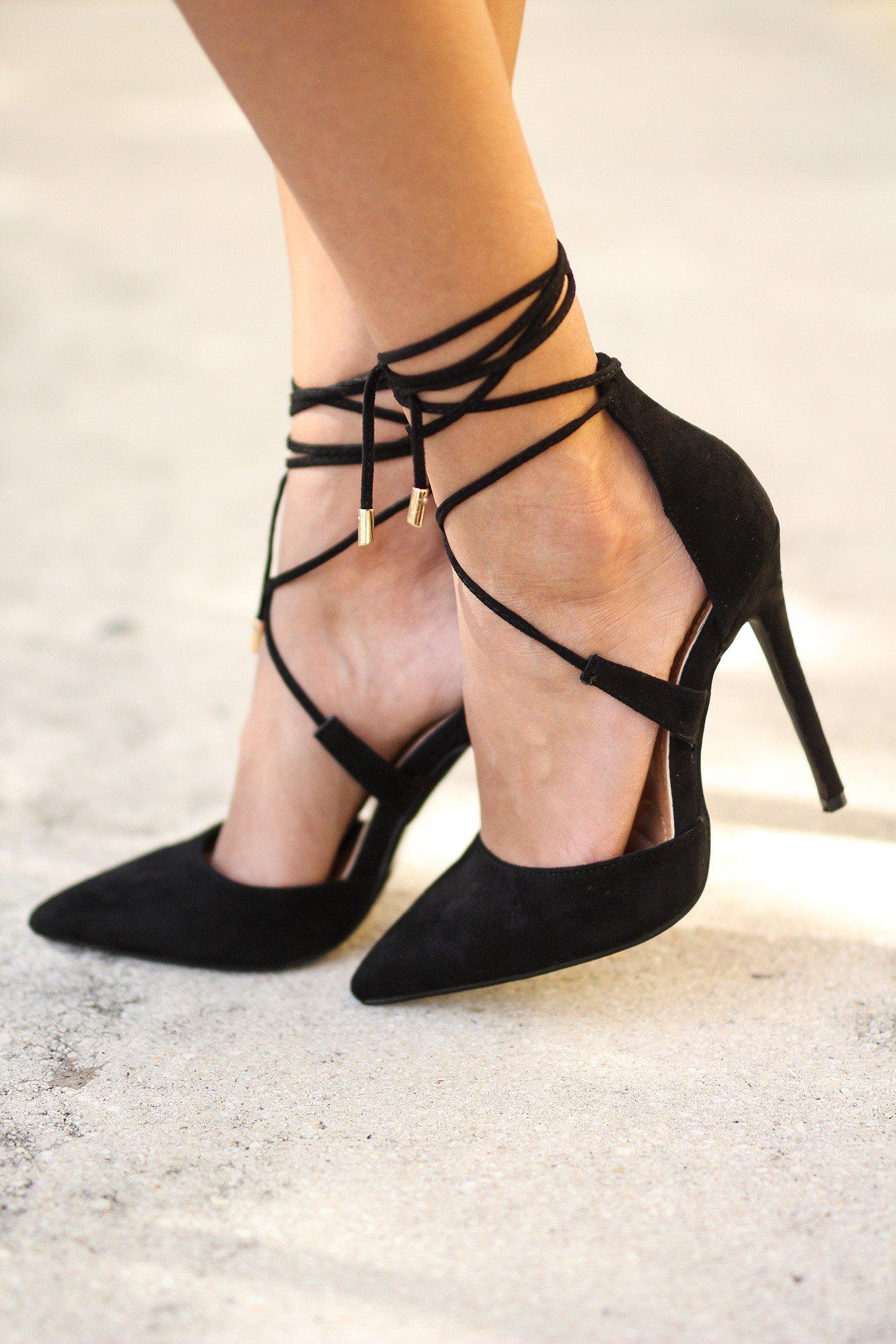 Lace Up Heels