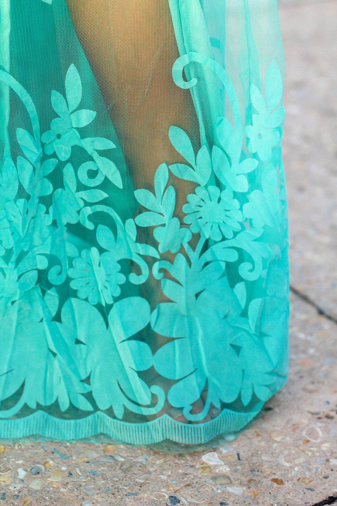 Light Green Floral Tulle Maxi Dress with Criss Cross Back | Maxi Dresses Saved by the Dress Light Green Floral Tulle Maxi Dress with Criss Cross Back | Maxi Dresses Saved by the Dress