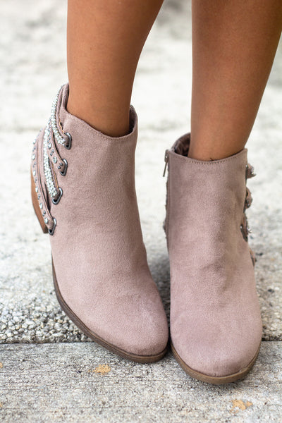 Lynn Taupe Booties