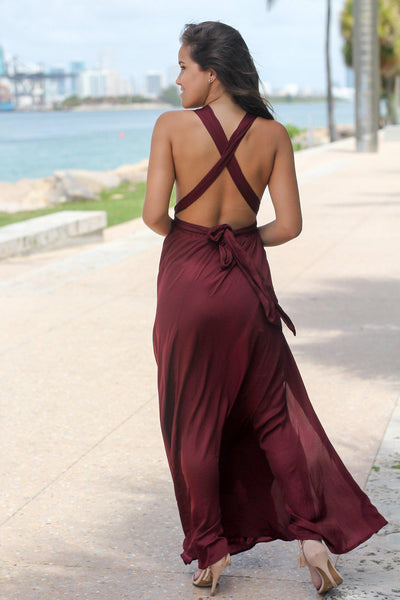 Maroon Dress