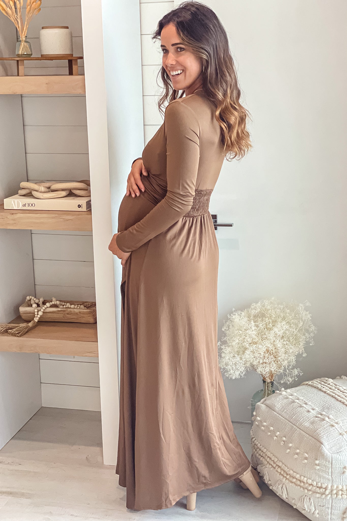 maternity maxi dress