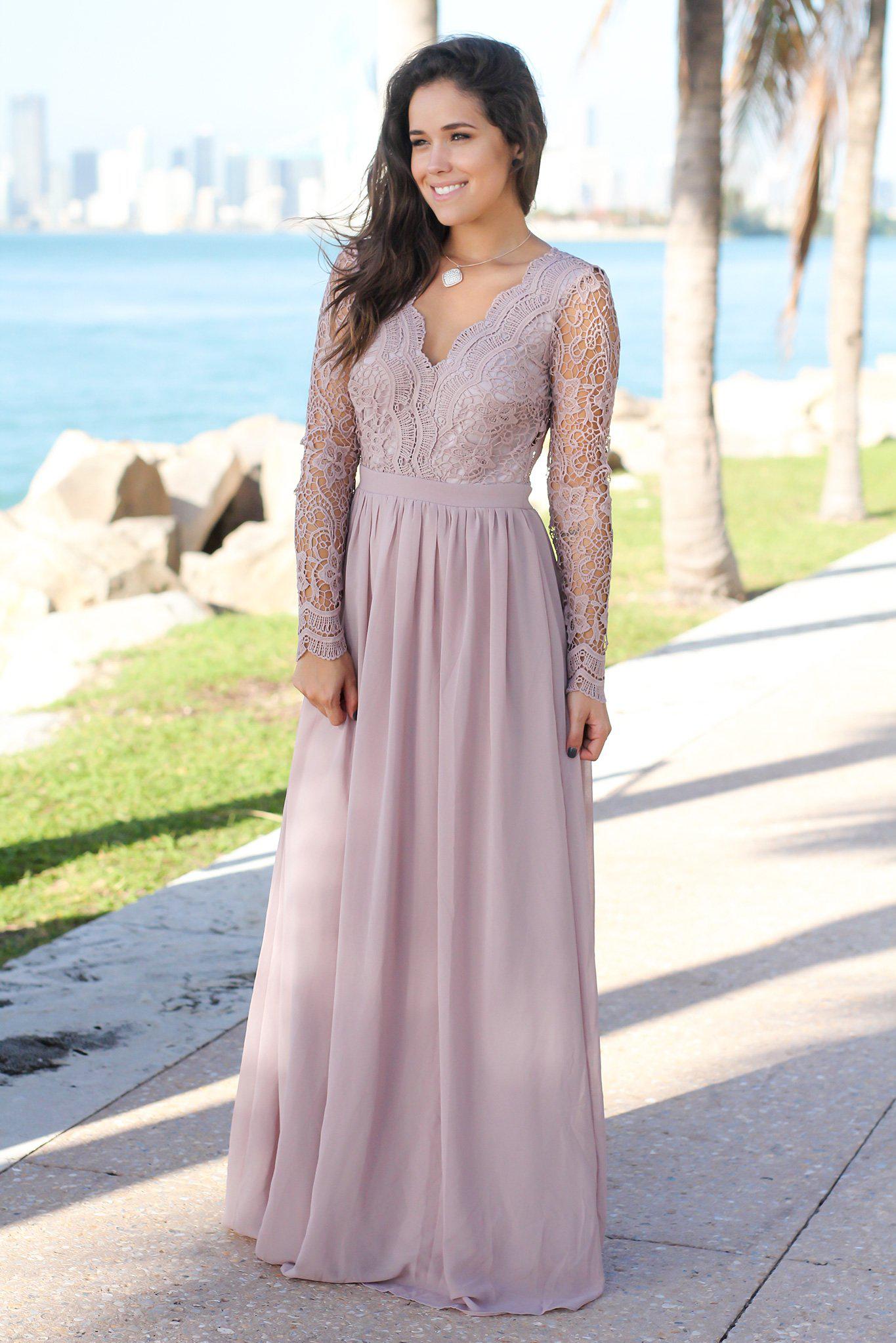 Elegant Blush Pink Bridesmaid Dresses Tan Crochet Maxi Dress With Open Back And Long Sleeves Bridesmaid Elegant Blush Pink Bridesmaid Dresses Tan Crochet Maxi Dress With Open Back And Long Sleeves Bridesmaid