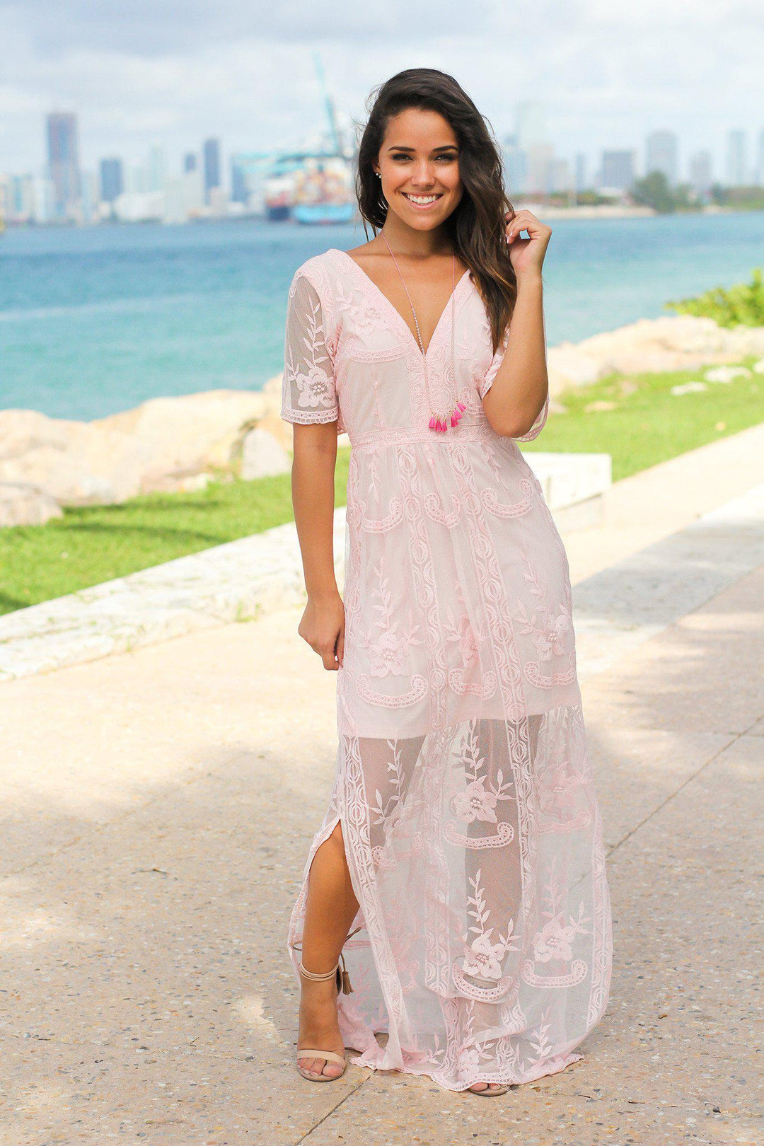 Ash Rose Lace Maxi Dress | Maxi Dresses Saved by the Dress Ash Rose Lace Maxi Dress | Maxi Dresses Saved by the Dress