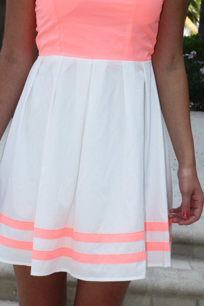 Off white neon dress 2025