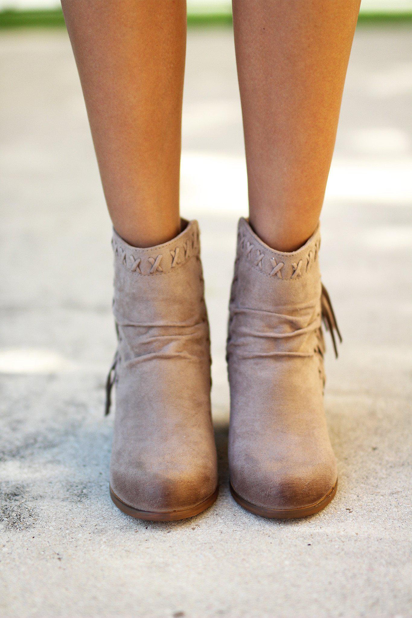 taupe boots