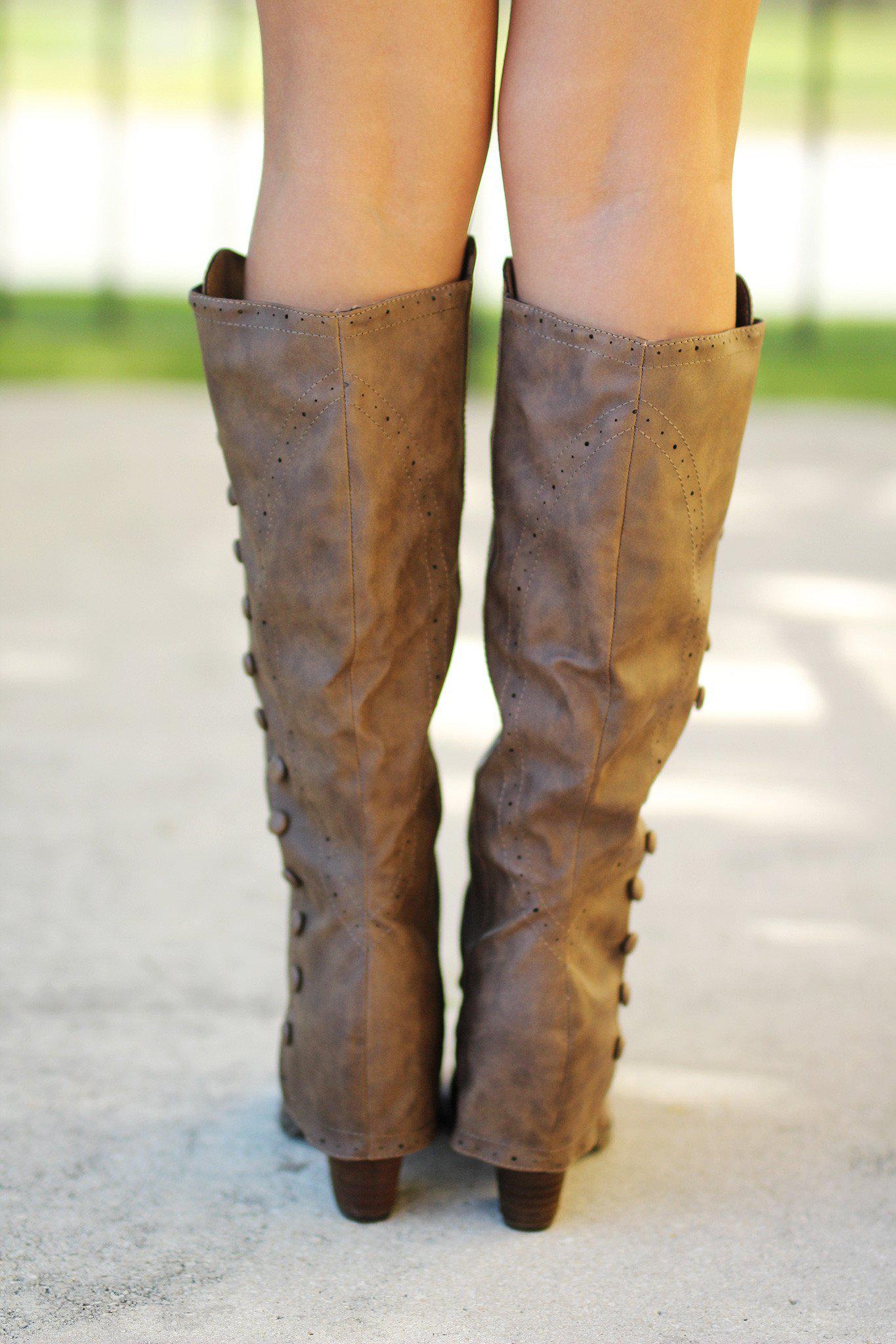 taupe winter boots