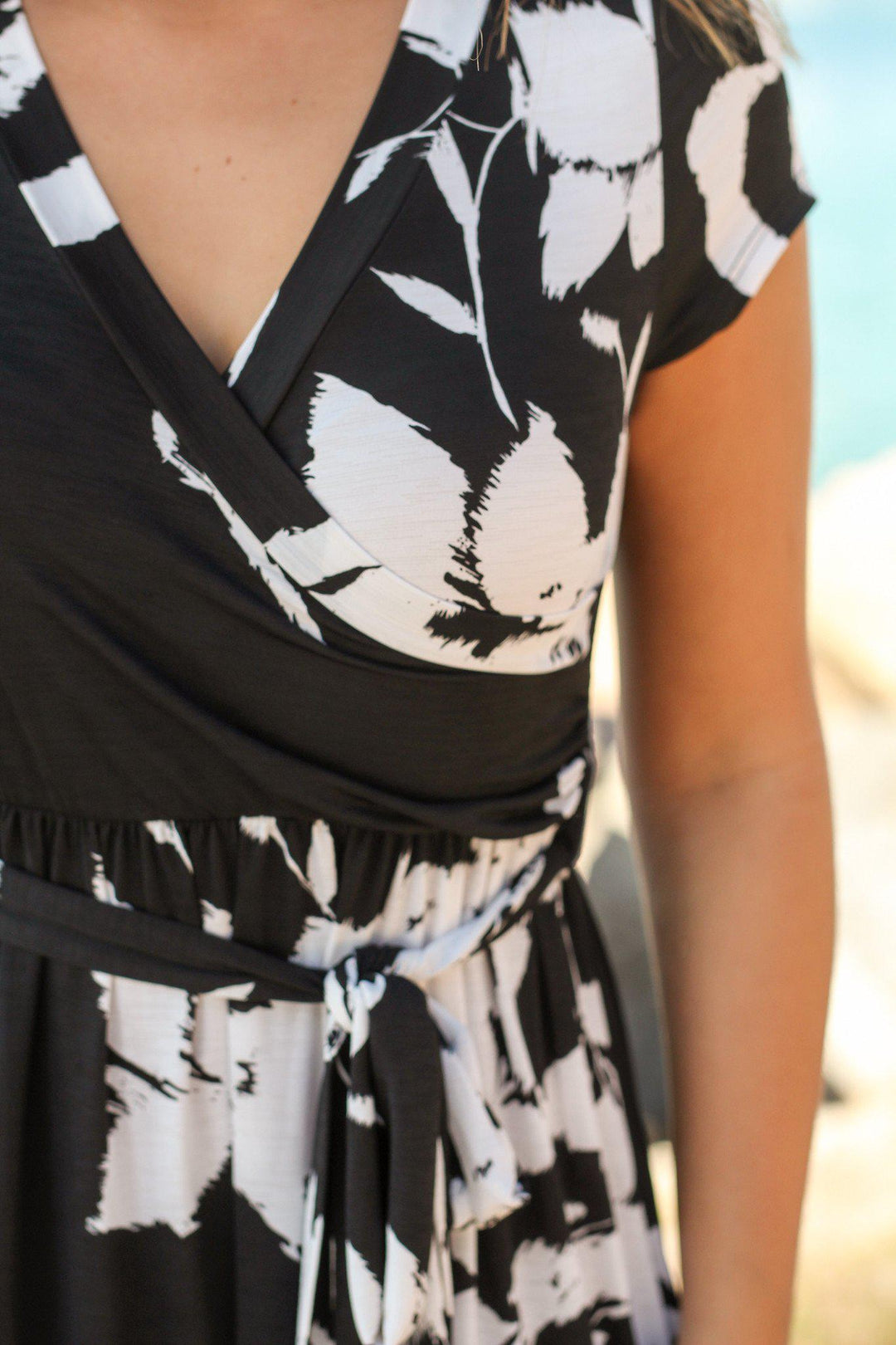 missoni dress Black and White Floral Maxi Dress