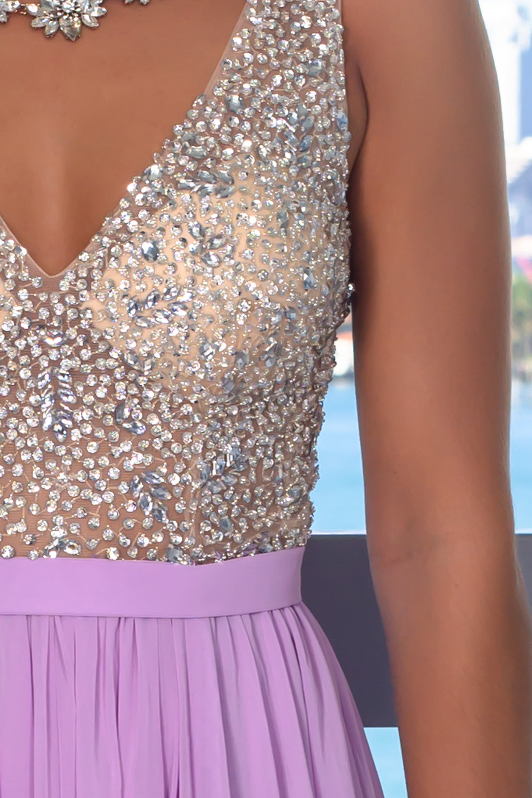 Lavender Maxi Dress with Silver Jewels | Maxi Dresses Saved by the Dress Lavender Maxi Dress with Silver Jewels | Maxi Dresses Saved by the Dress