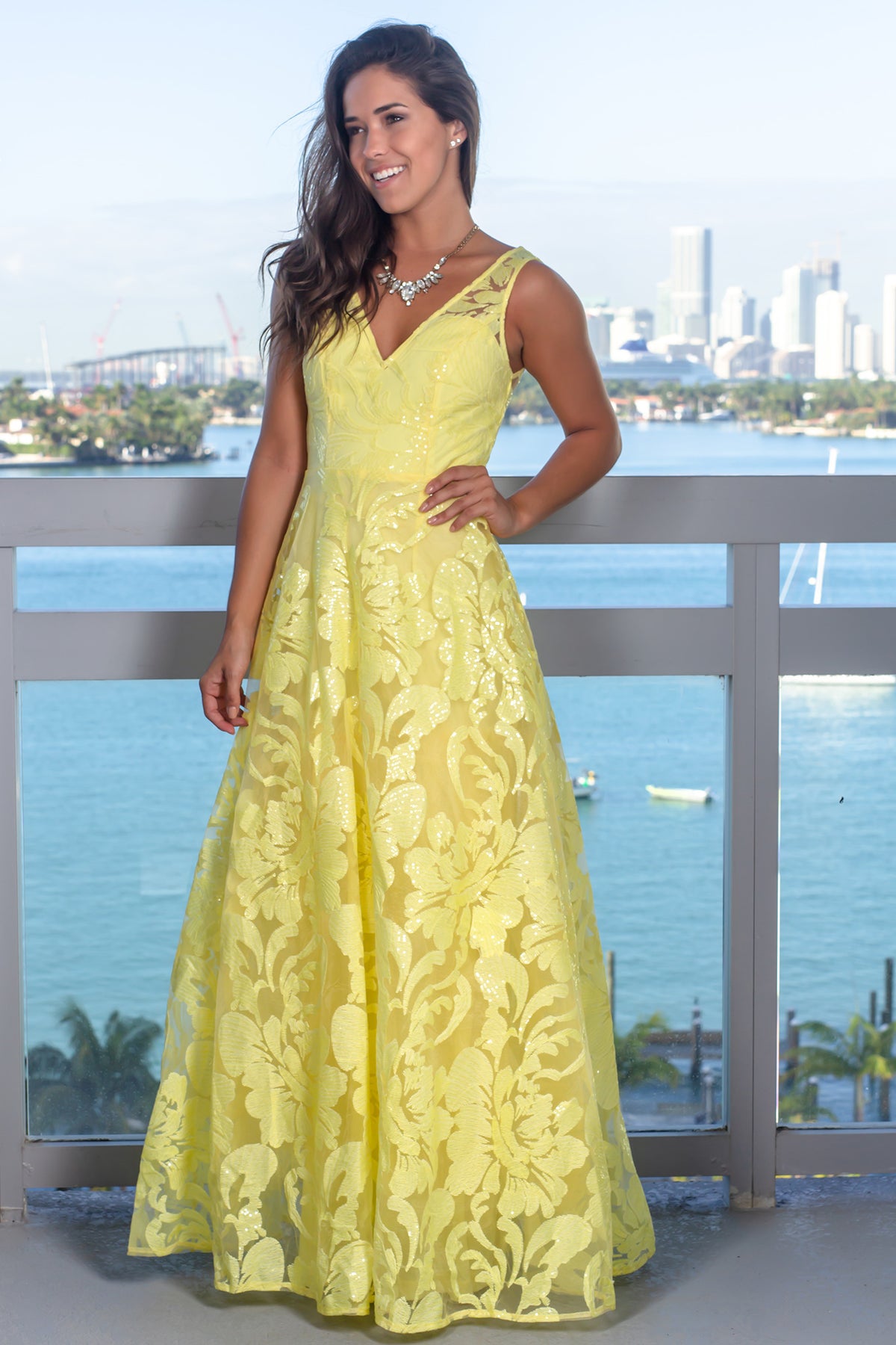 Yellow Maxi Dress | Formal Dresses – Saved by the Dress