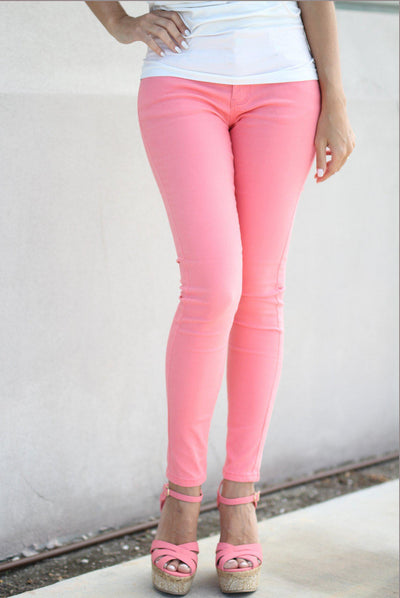 Skinny Peach Jeans